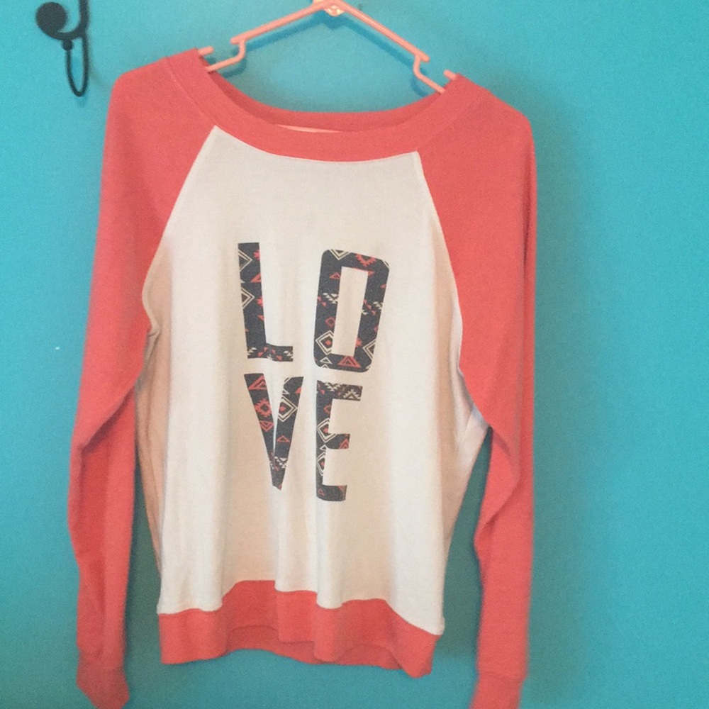 Coral “Love” Shirt